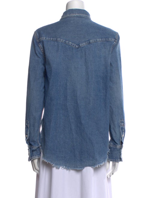 RE/DONE Long Sleeve Button-Up Top