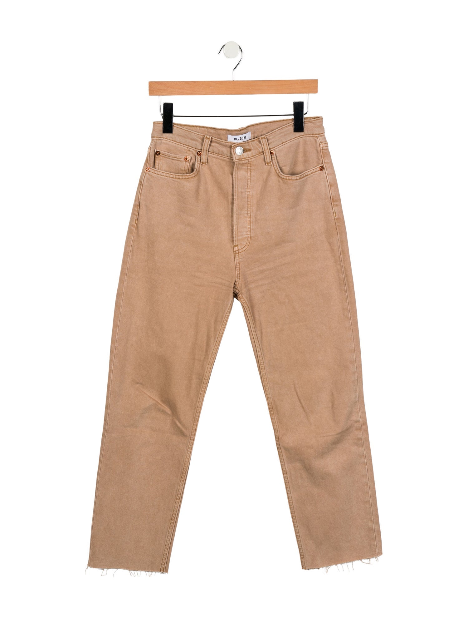 RE/DONE High-Rise Straight Leg Jeans