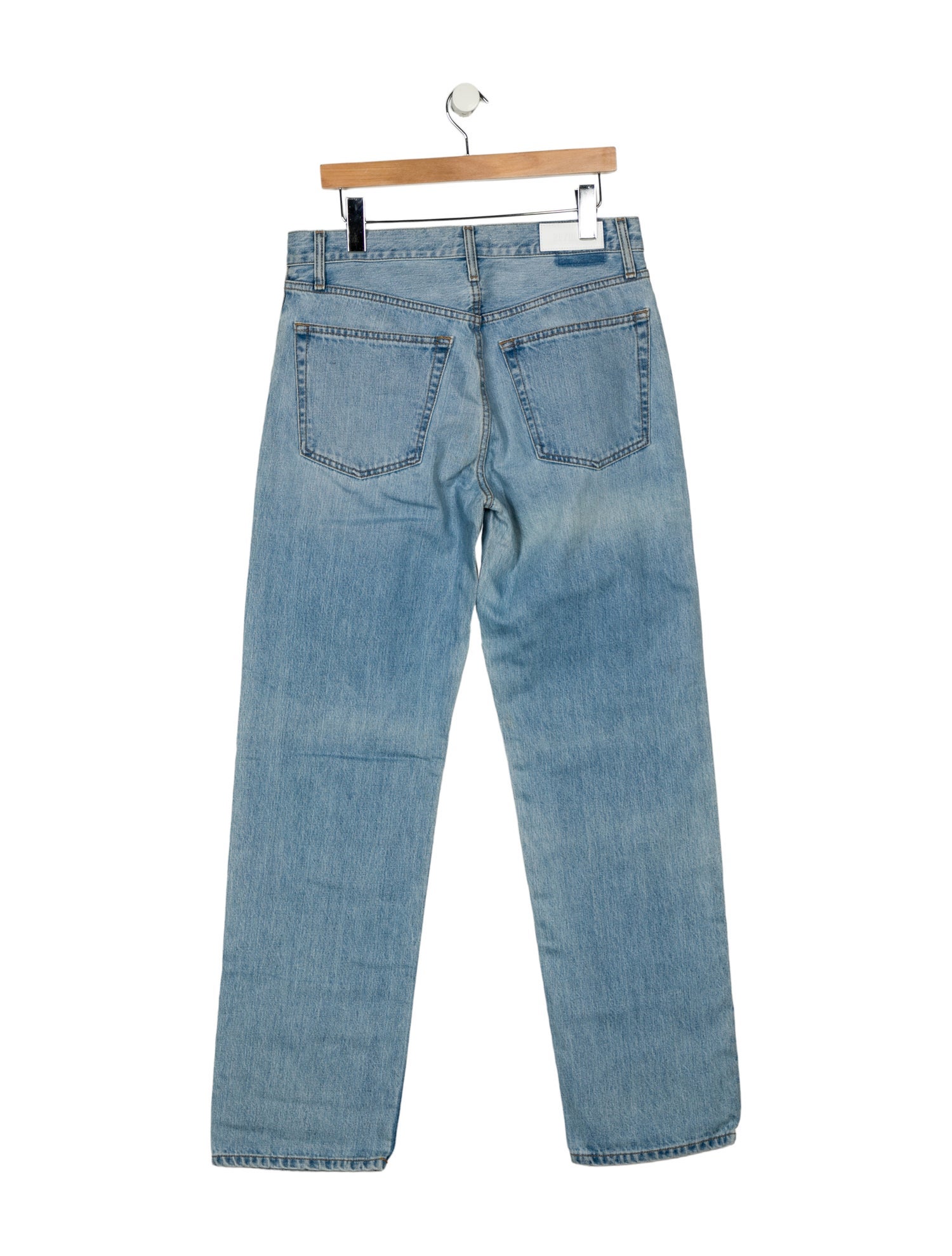 RE/DONE Mid-Rise Straight Leg Jeans