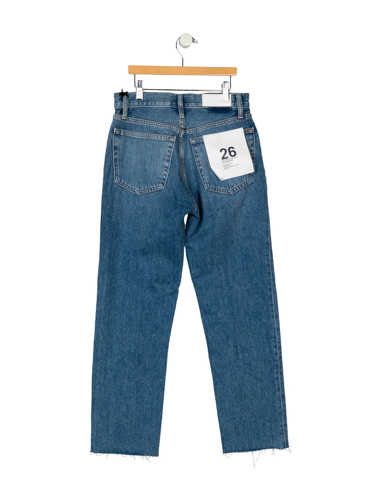 RE/DONE Mid-Rise Straight Leg Jeans w/ Tags