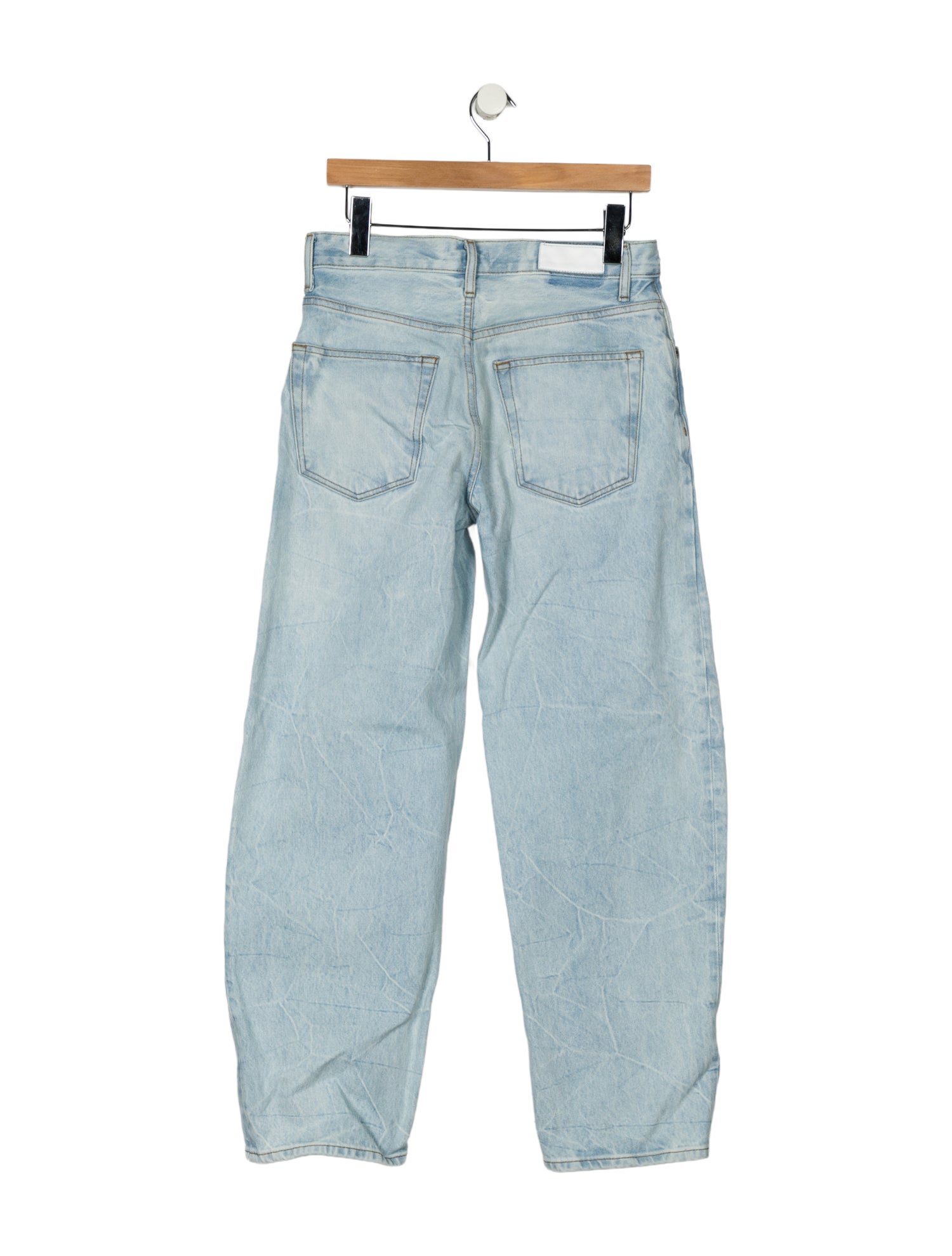 RE/DONE Mid-Rise Straight Leg Jeans