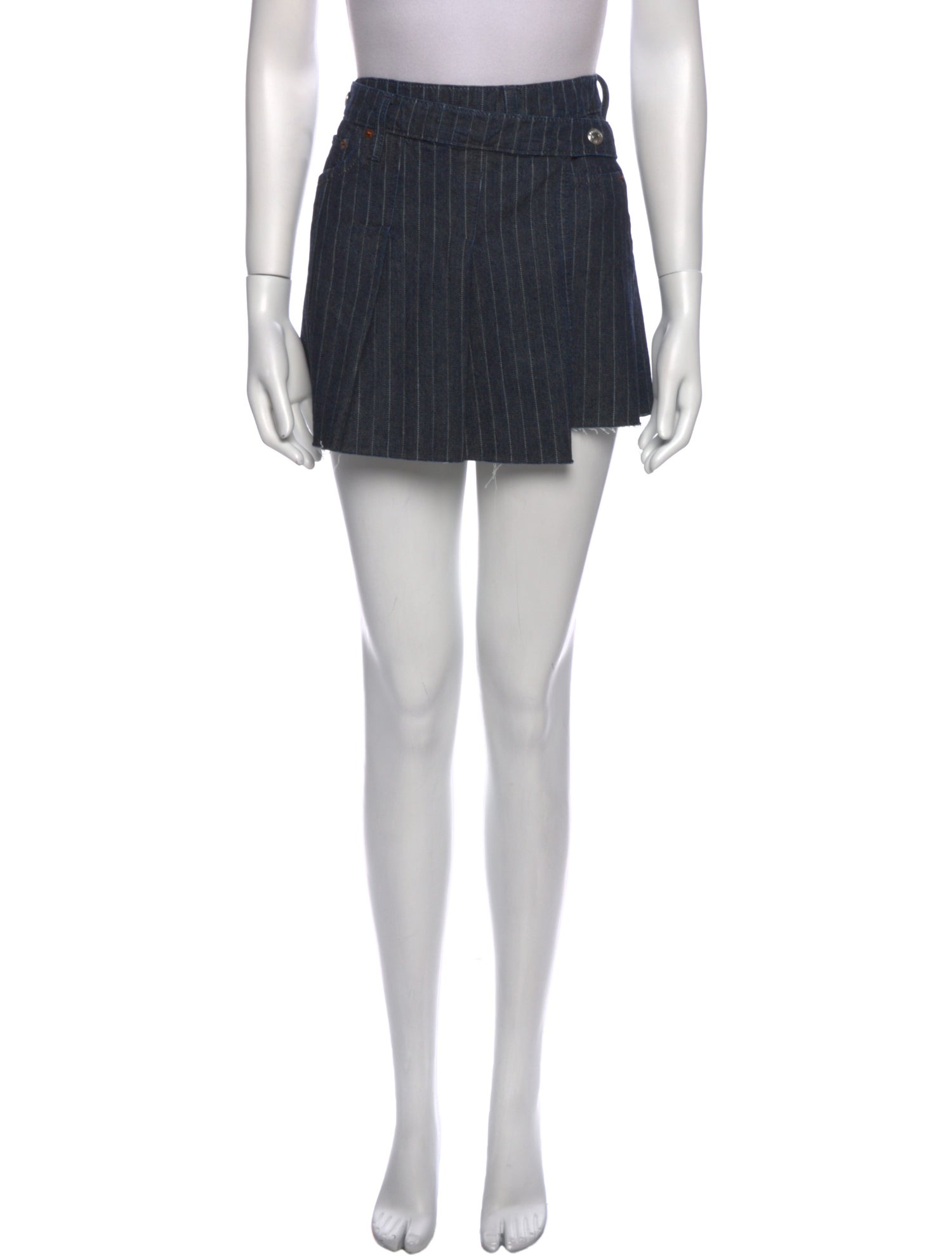 RE/DONE Distressed Accents Mini Skirt