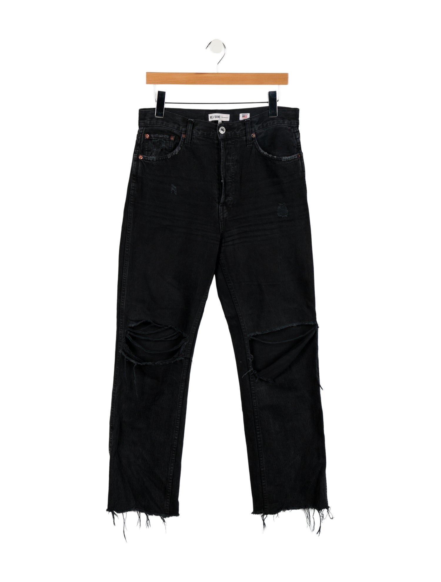 RE/DONE High-Rise Wide Leg Jeans