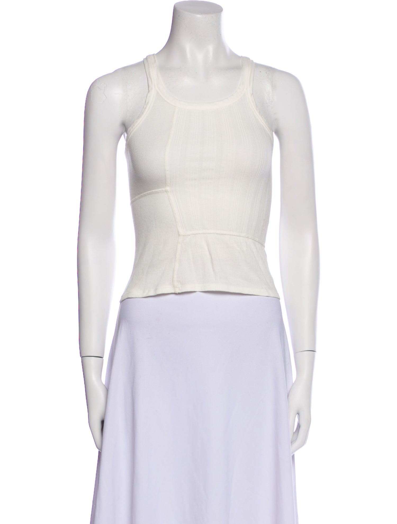 RE/DONE Scoop Neck Sleeveless Crop Top w/ Tags