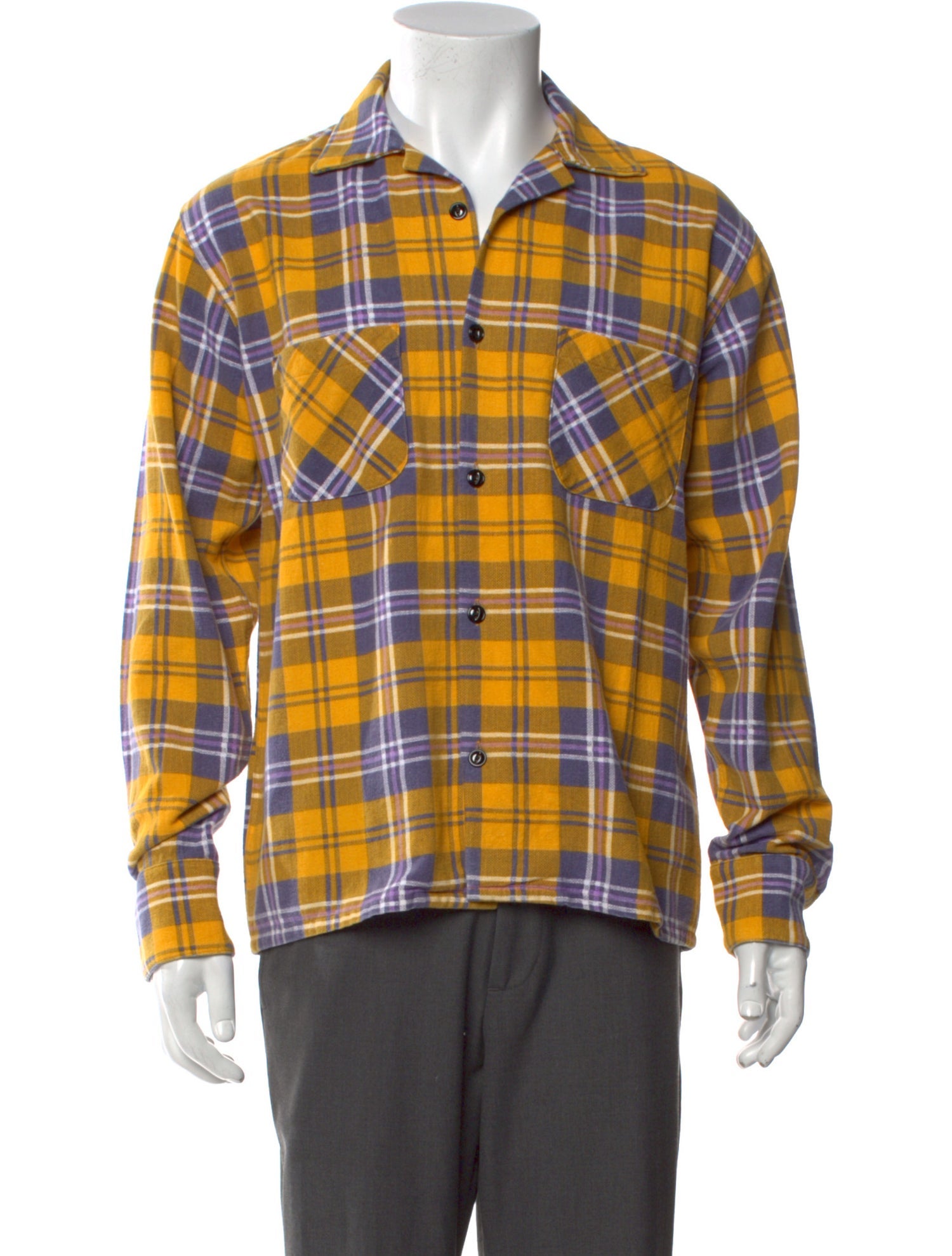 RE/DONE Plaid Print Long Sleeve Shirt w/ Tags
