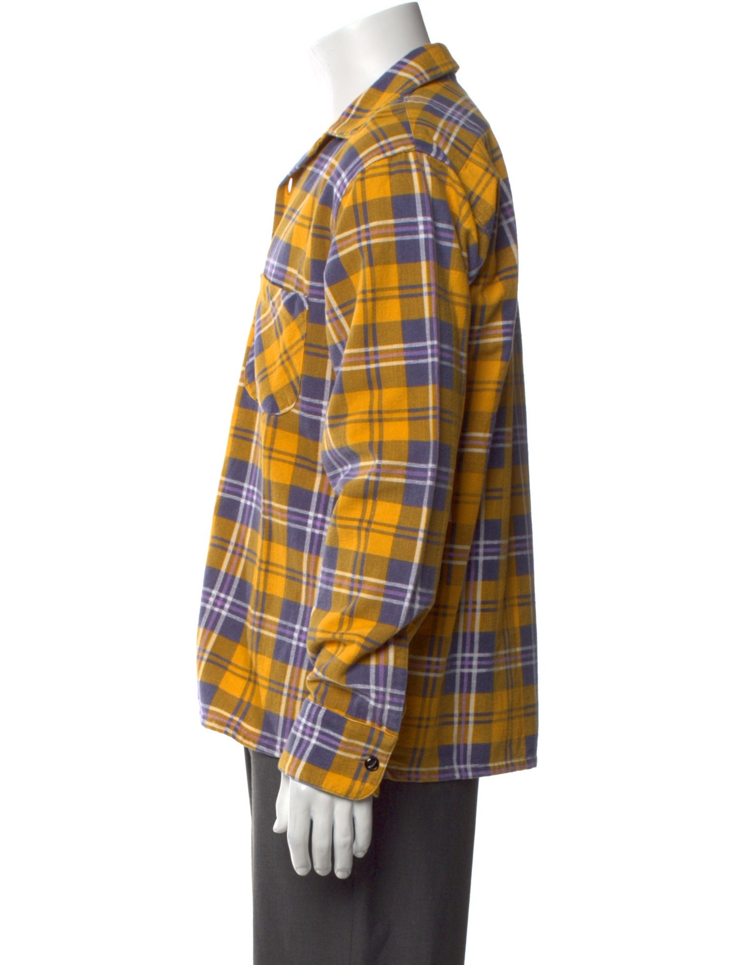 RE/DONE Plaid Print Long Sleeve Shirt w/ Tags