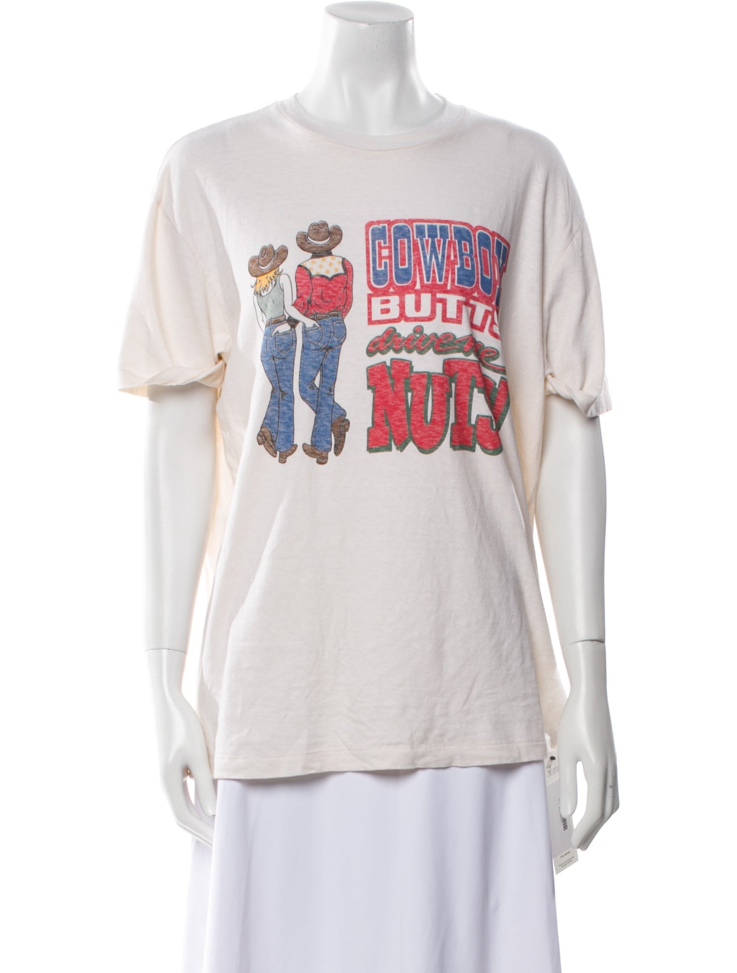 RE/DONE Graphic Print Crew Neck T-Shirt