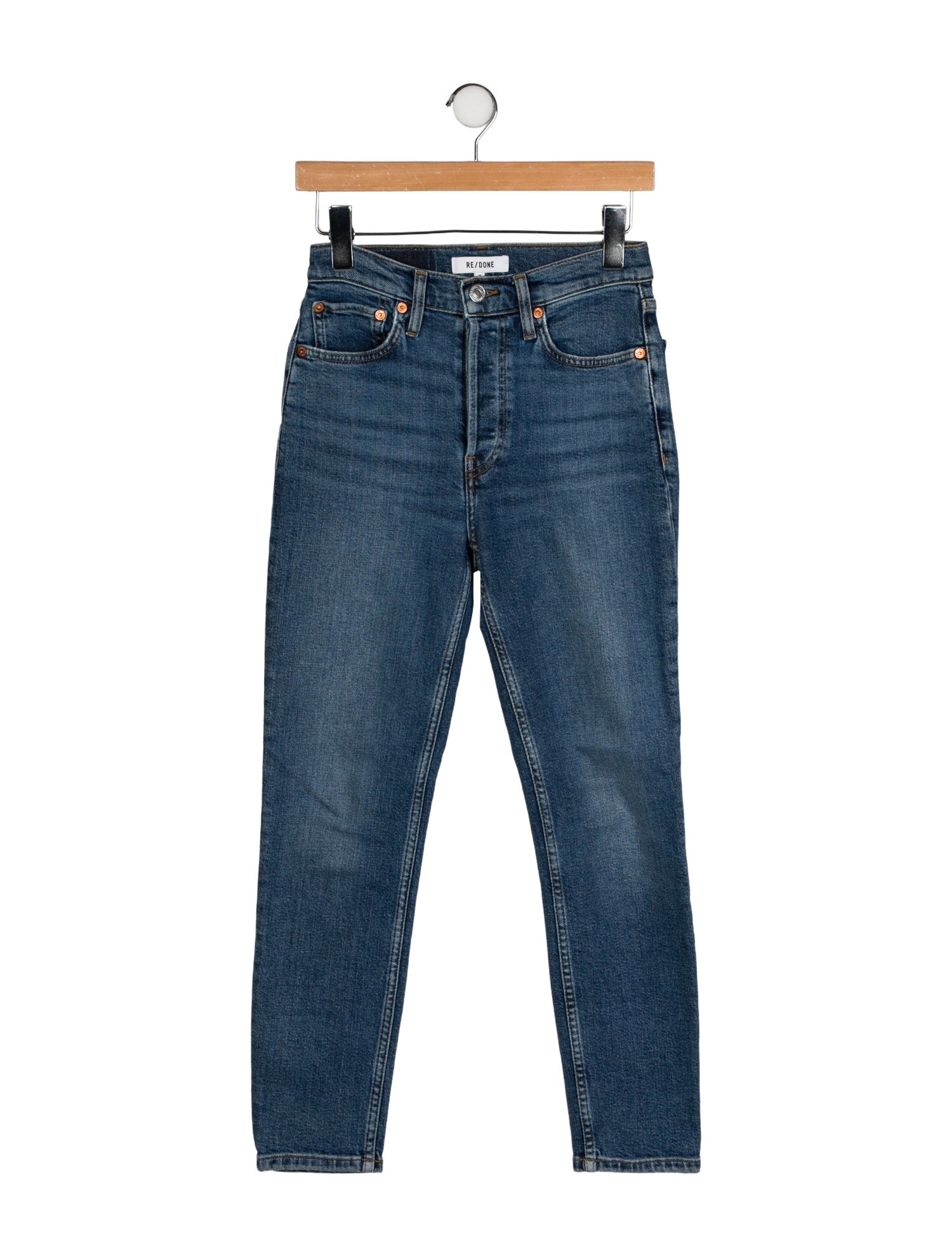 RE/DONE Mid-Rise Skinny Leg Jeans
