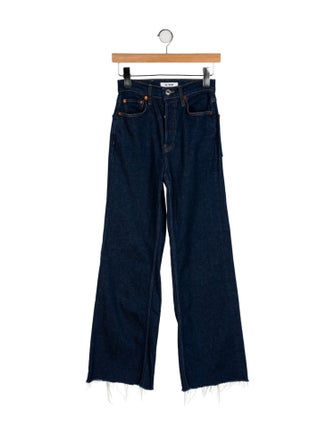 RE/DONE Mid-Rise Wide Leg Jeans
