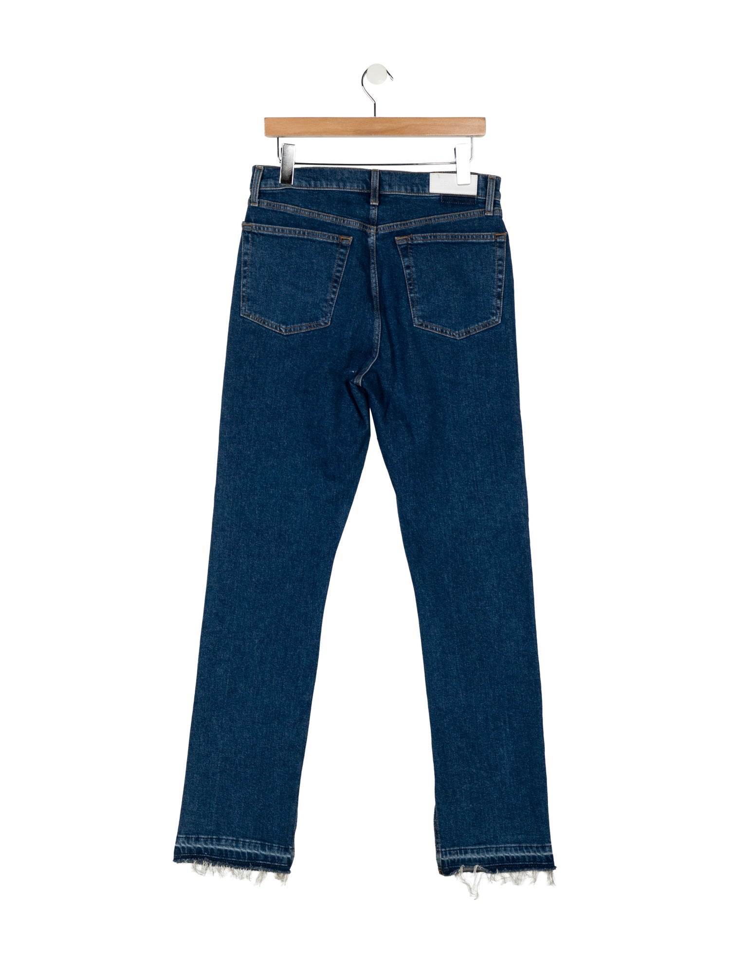 RE/DONE High-Rise Straight Leg Jeans