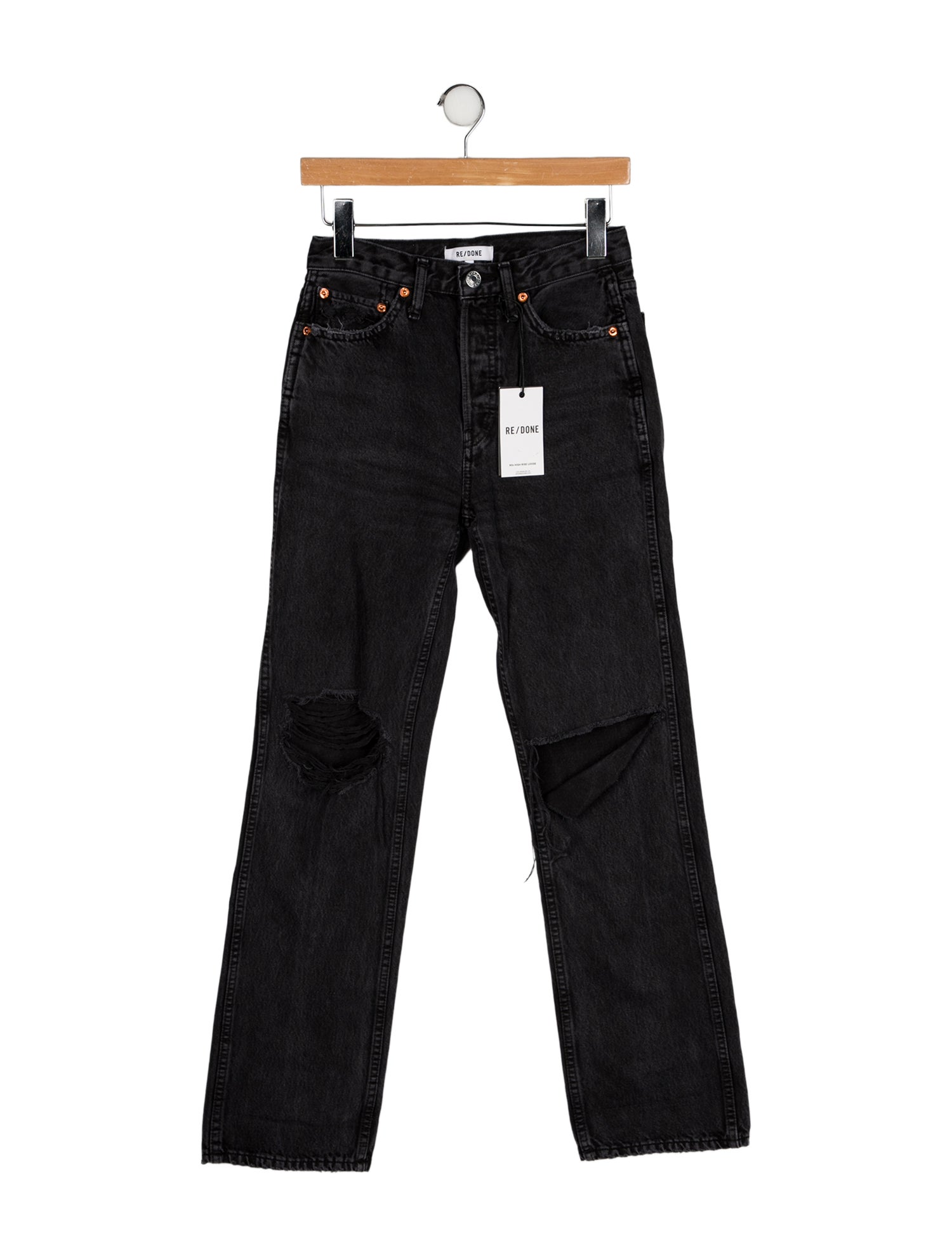 RE/DONE Mid-Rise Straight Leg Jeans w/ Tags