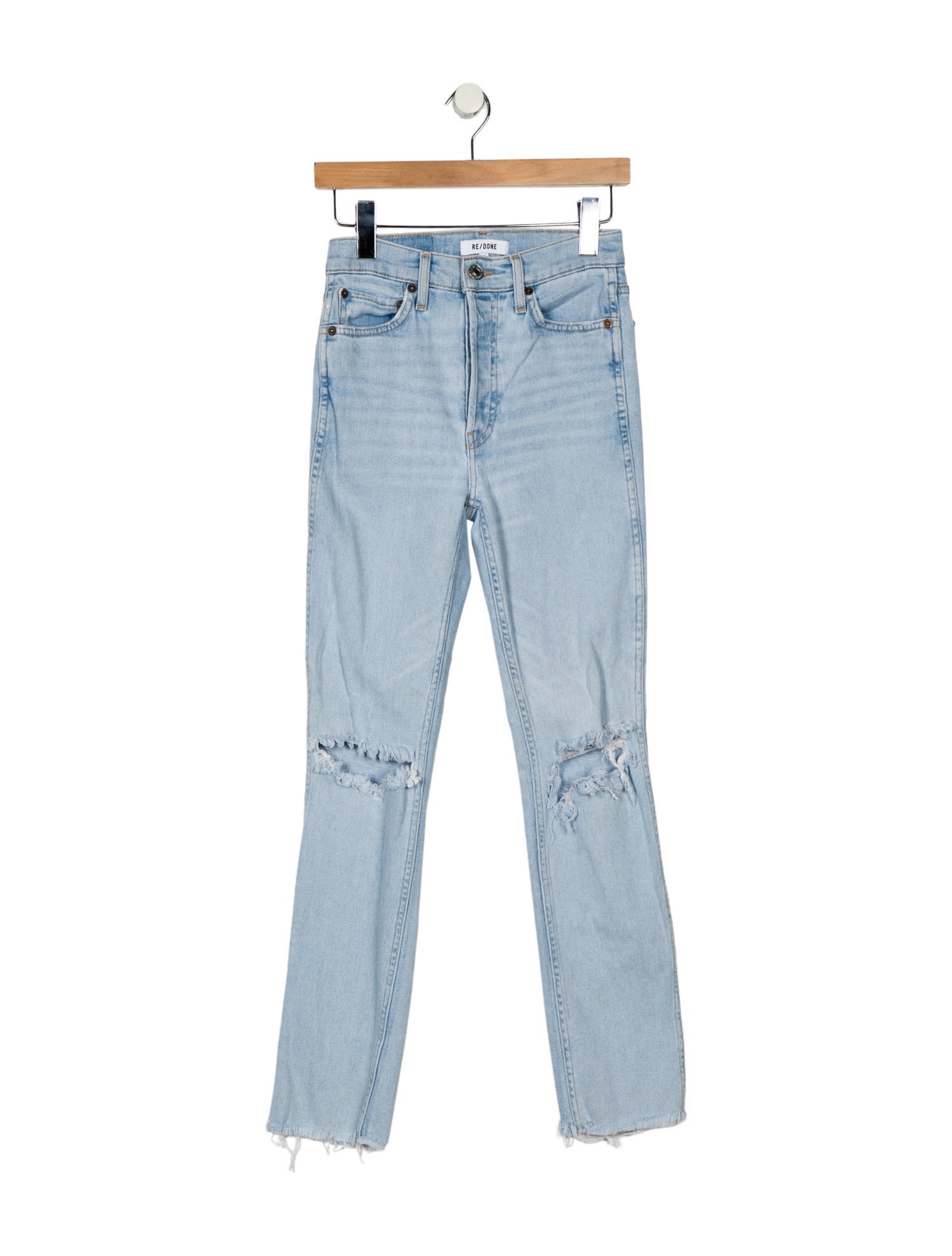 RE/DONE Mid-Rise Straight Leg Jeans