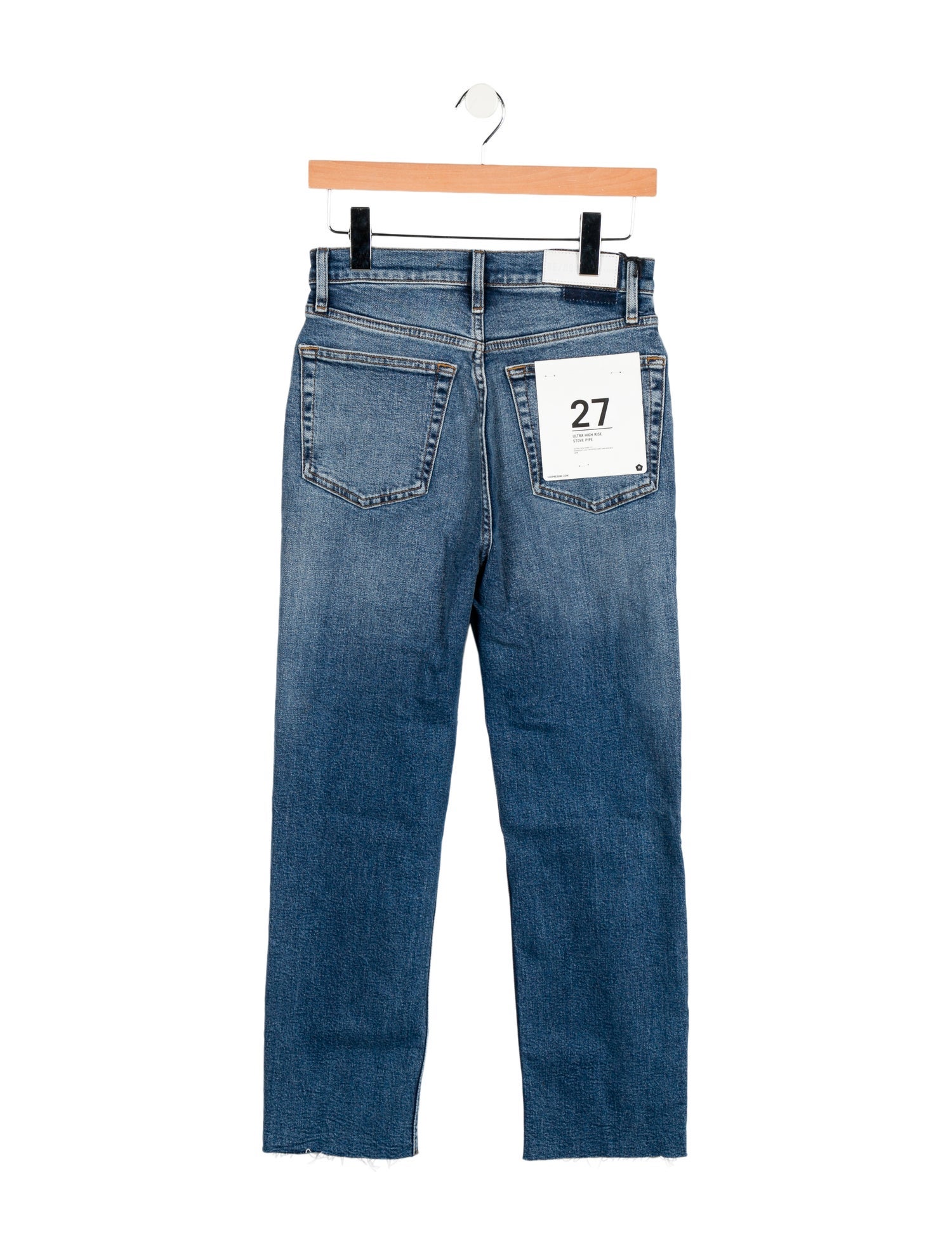 RE/DONE High-Rise Straight Leg Jeans w/ Tags