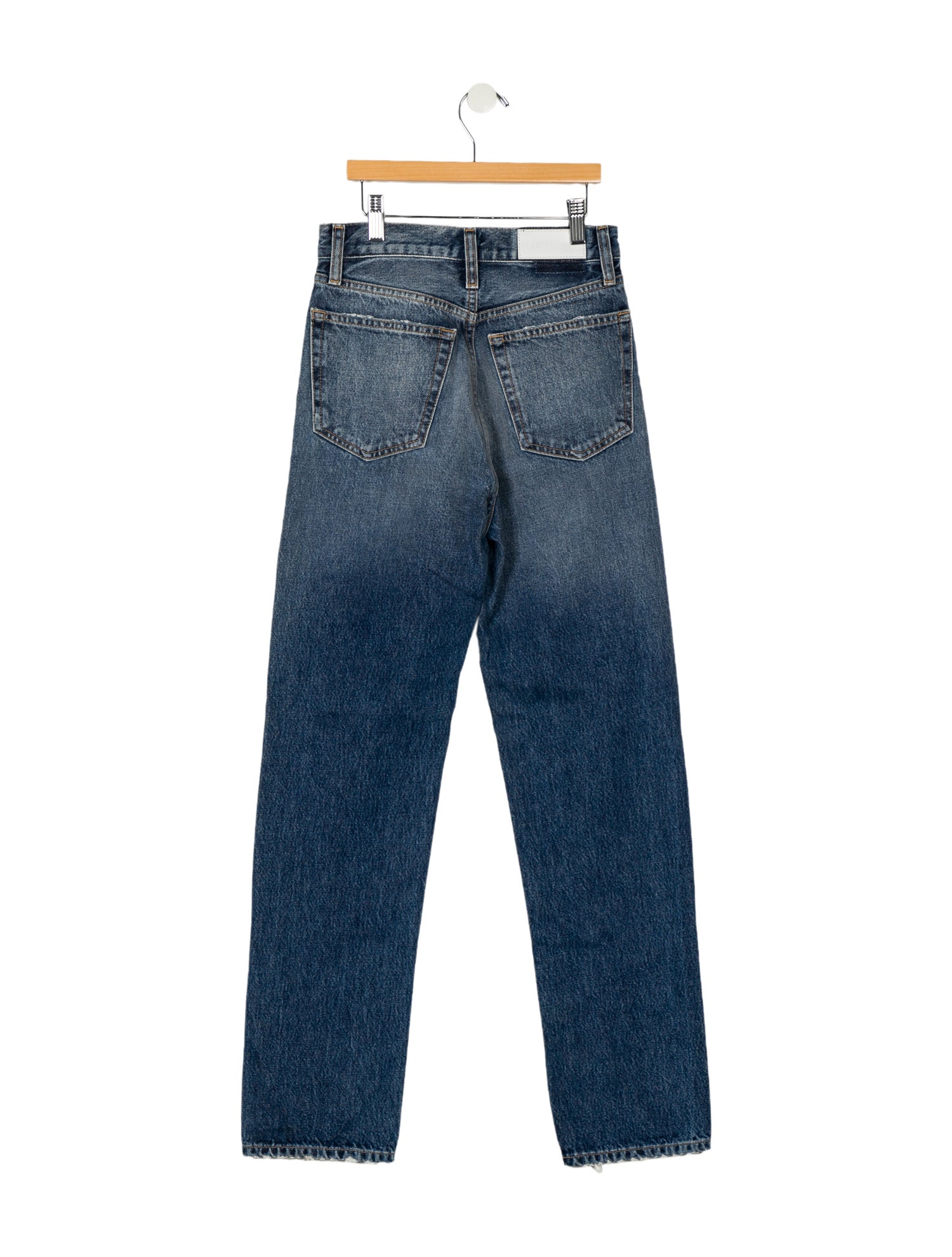 RE/DONE High-Rise Straight Leg Jeans w/ Tags