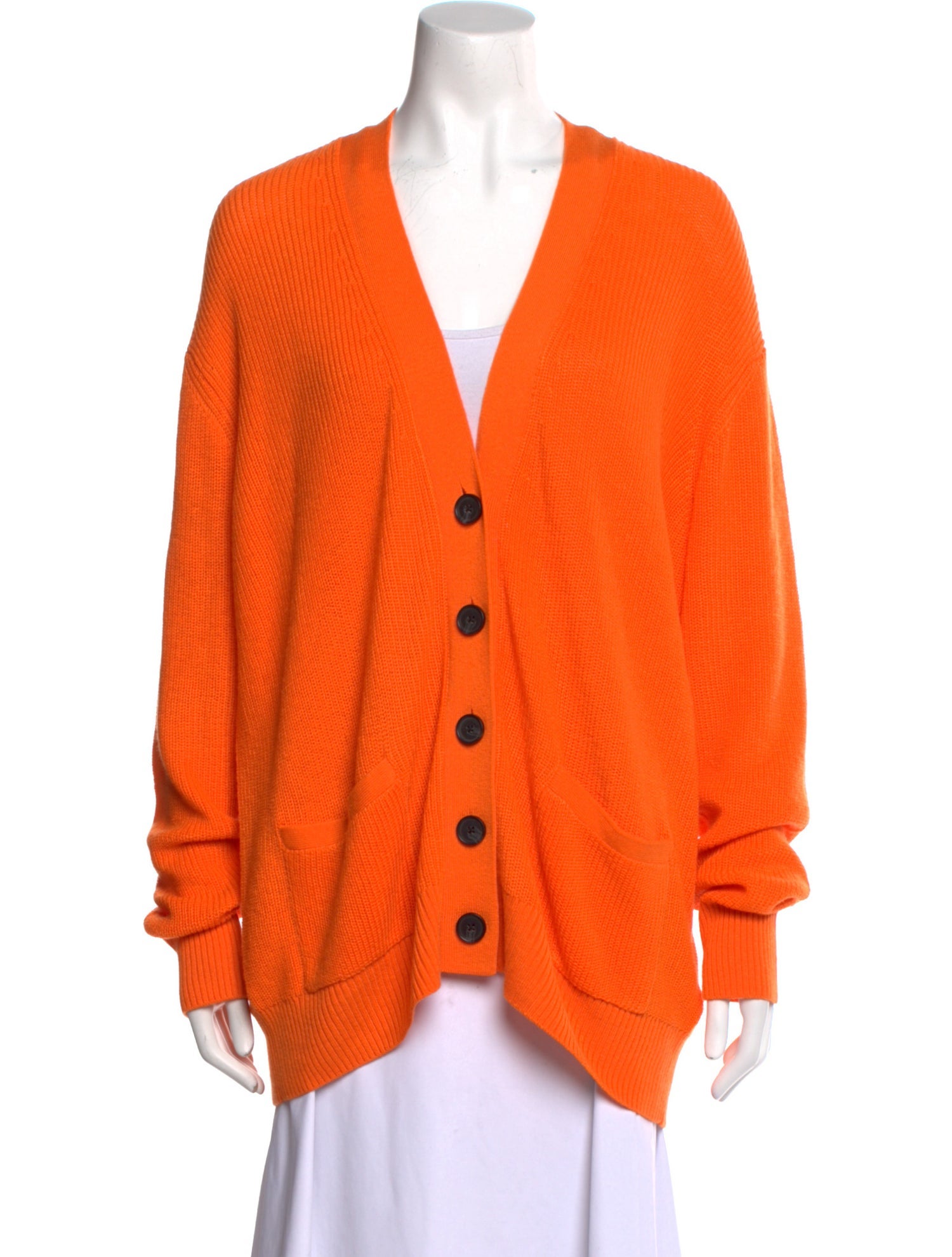 RE/DONE Plunge Neckline Sweater