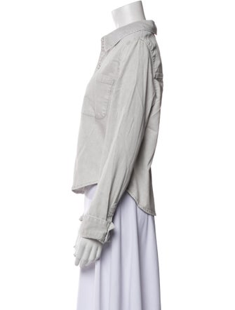 RE/DONE Long Sleeve Button-Up Top