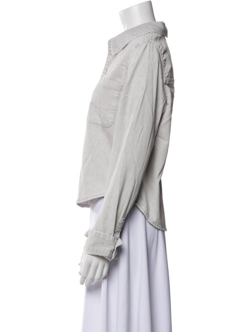 RE/DONE Long Sleeve Button-Up Top