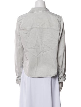 RE/DONE Long Sleeve Button-Up Top