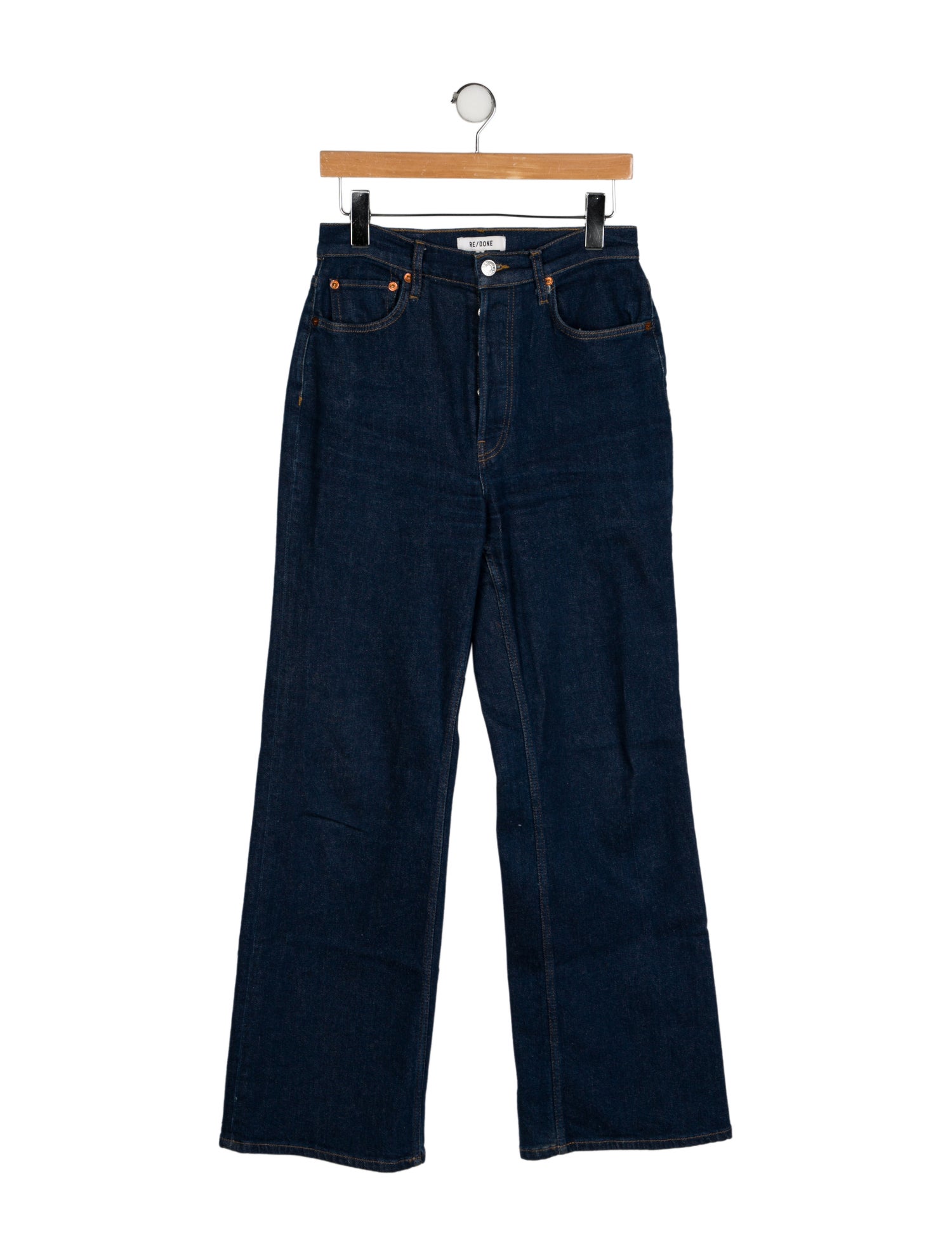 RE/DONE High-Rise Wide Leg Jeans