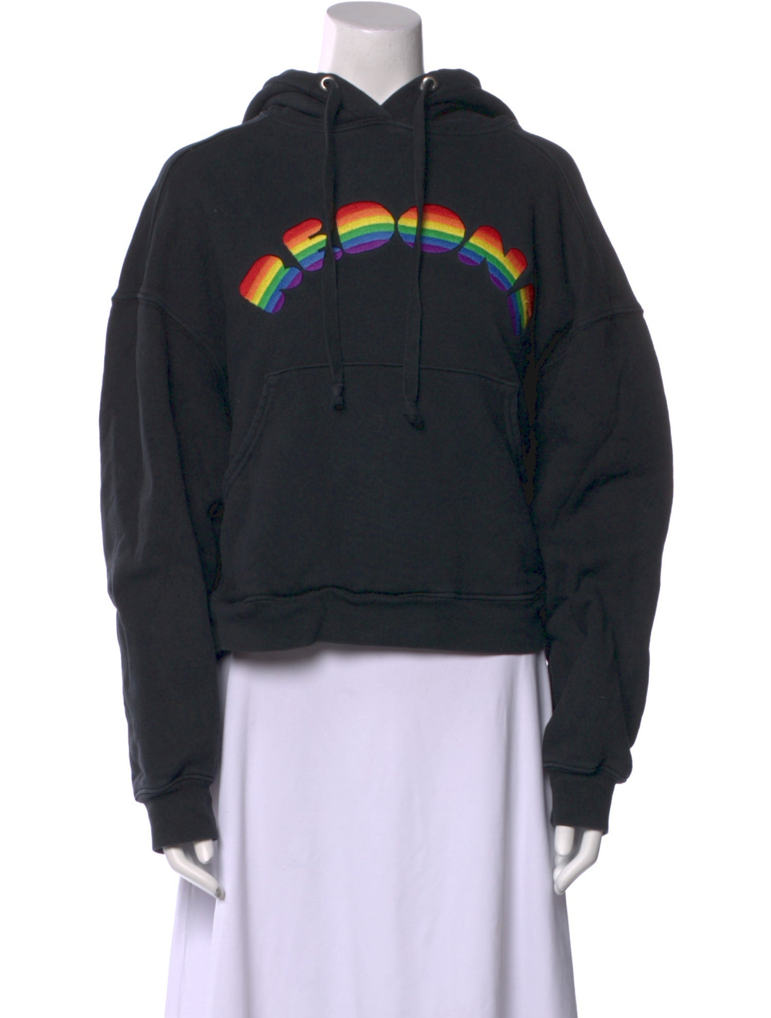 RE/DONE Graphic Print Crew Neck Sweatshirt