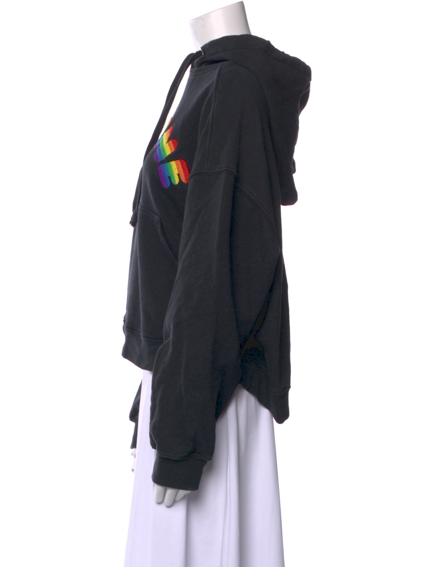 RE/DONE Graphic Print Crew Neck Sweatshirt