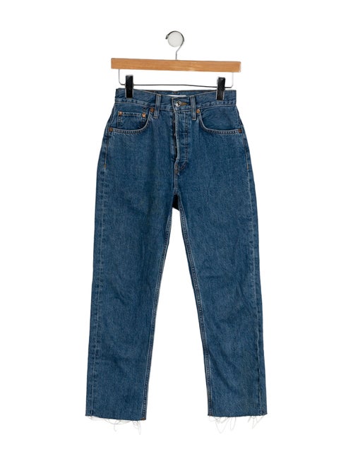 RE/DONE Mid-Rise Straight Leg Jeans