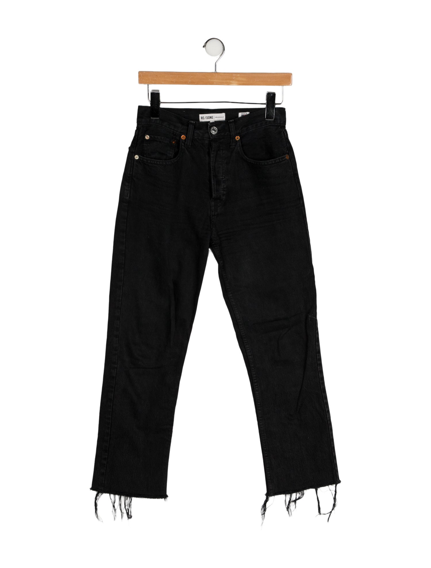 RE/DONE Mid-Rise Straight Leg Jeans