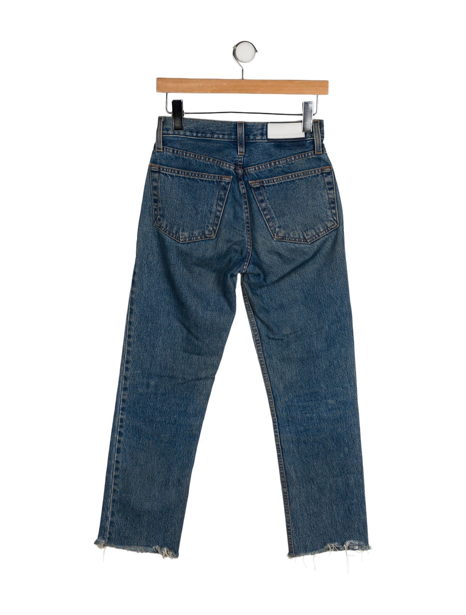 RE/DONE Mid-Rise Straight Leg Jeans