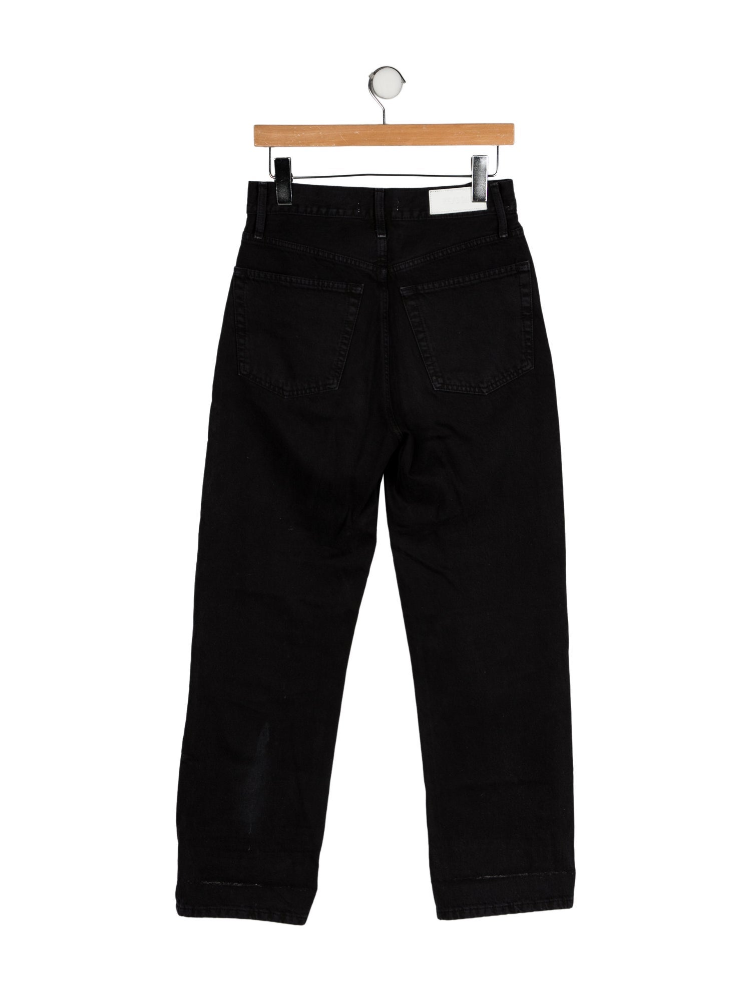 RE/DONE High-Rise Straight Leg Jeans