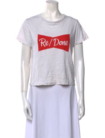 RE/DONE Graphic Print Crew Neck T-Shirt