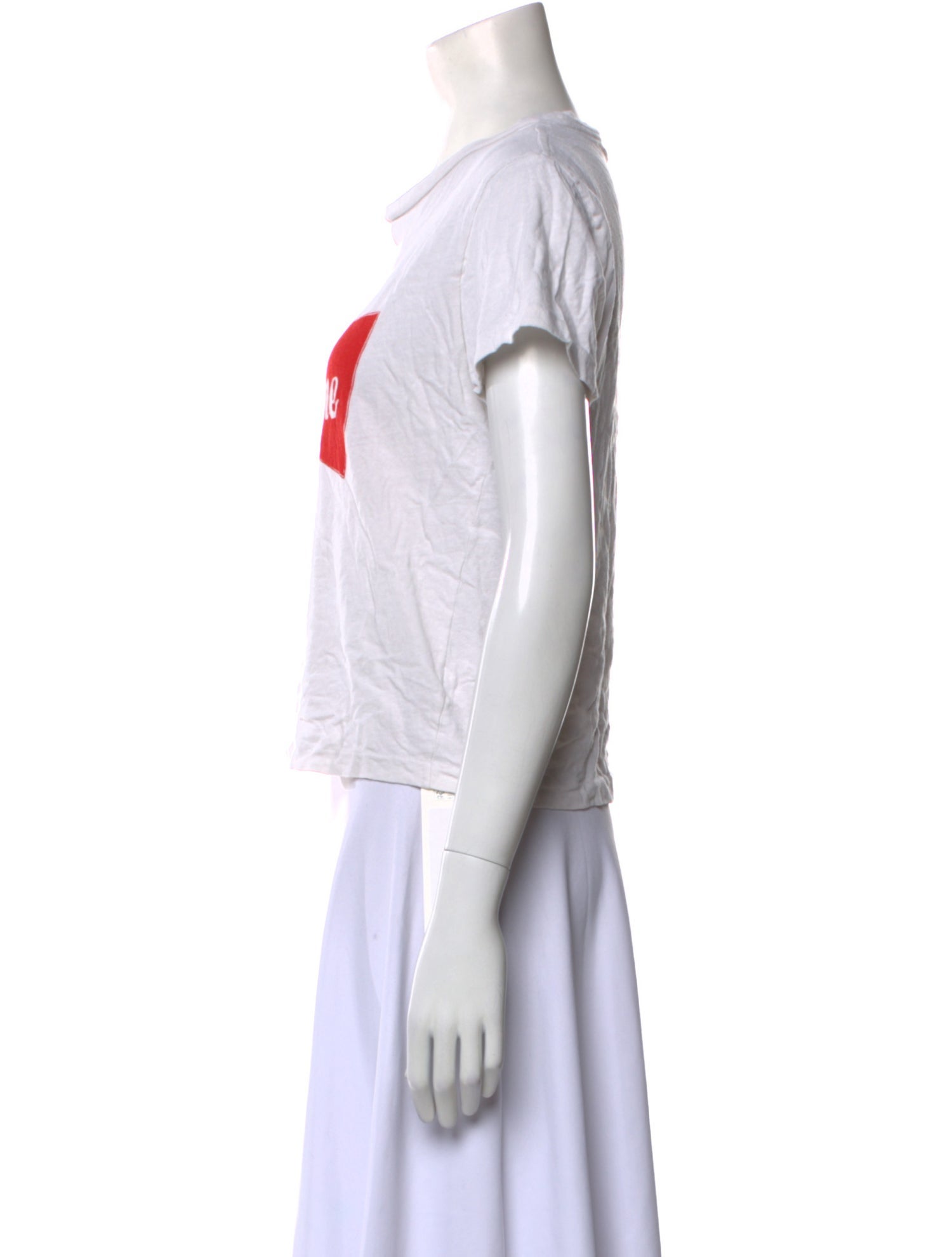 RE/DONE Graphic Print Crew Neck T-Shirt