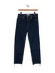 RE/DONE High-Rise Straight Leg Jeans