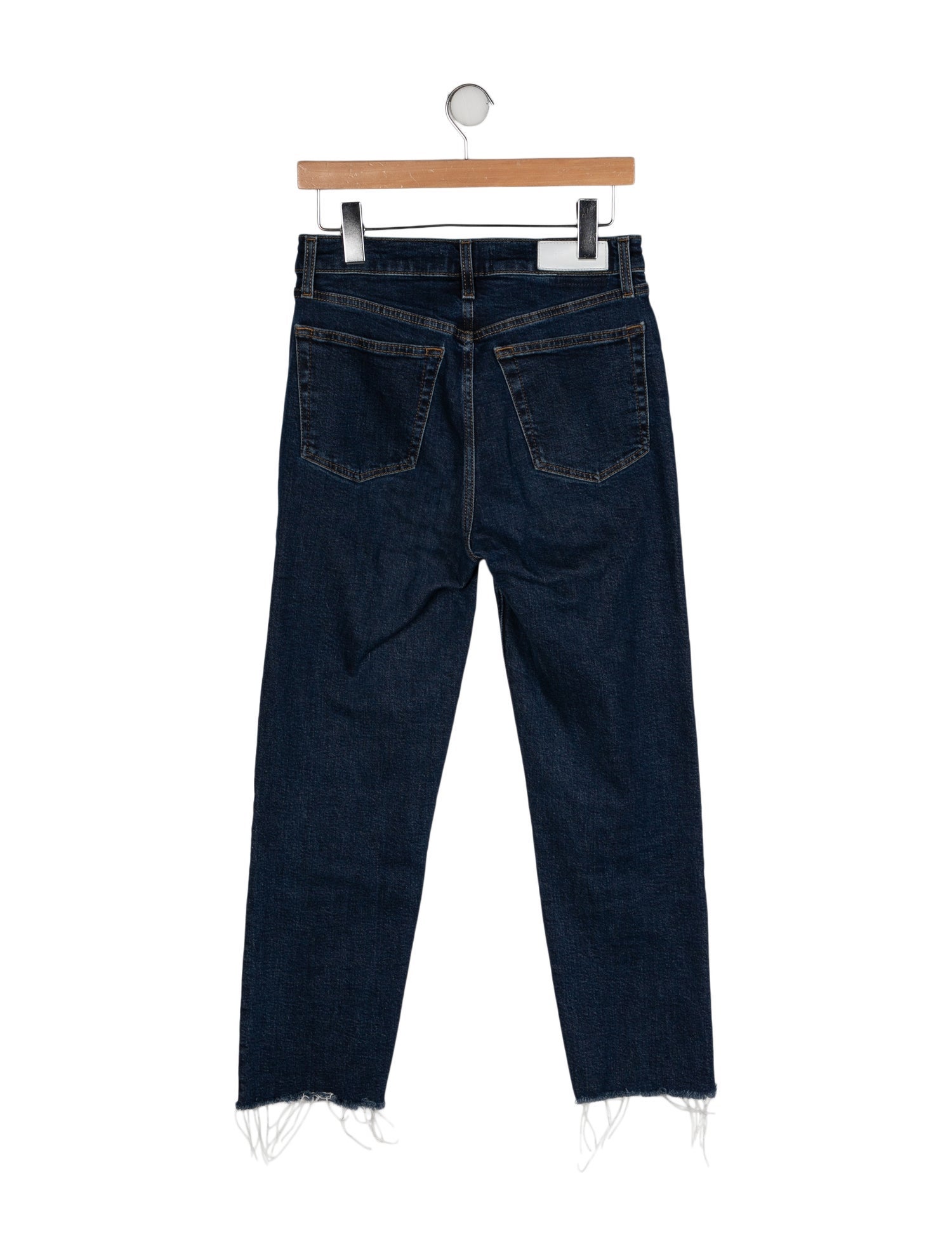 RE/DONE High-Rise Straight Leg Jeans
