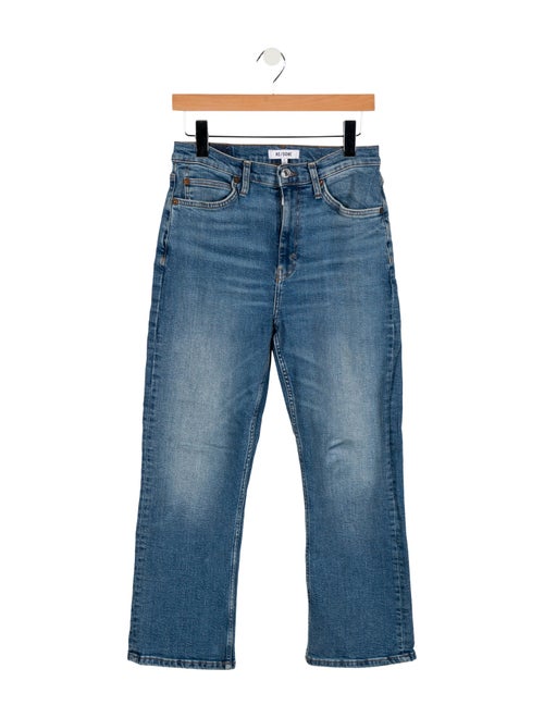 RE/DONE High-Rise Straight Leg Jeans