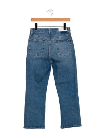 RE/DONE High-Rise Straight Leg Jeans