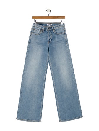 RE/DONE Mid-Rise Wide Leg Jeans