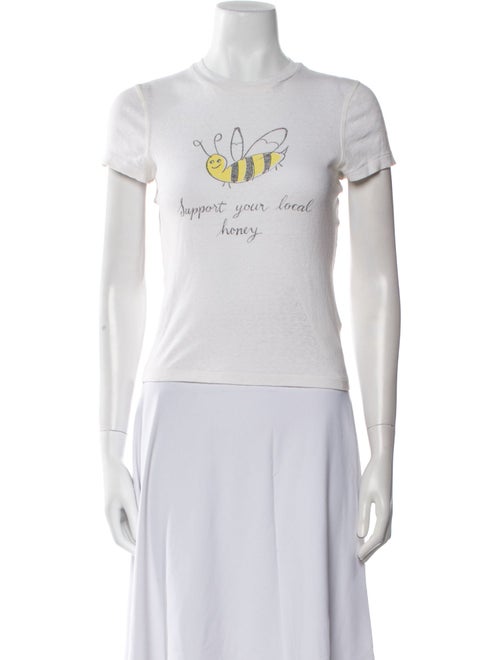 RE/DONE Graphic Print Crew Neck T-Shirt