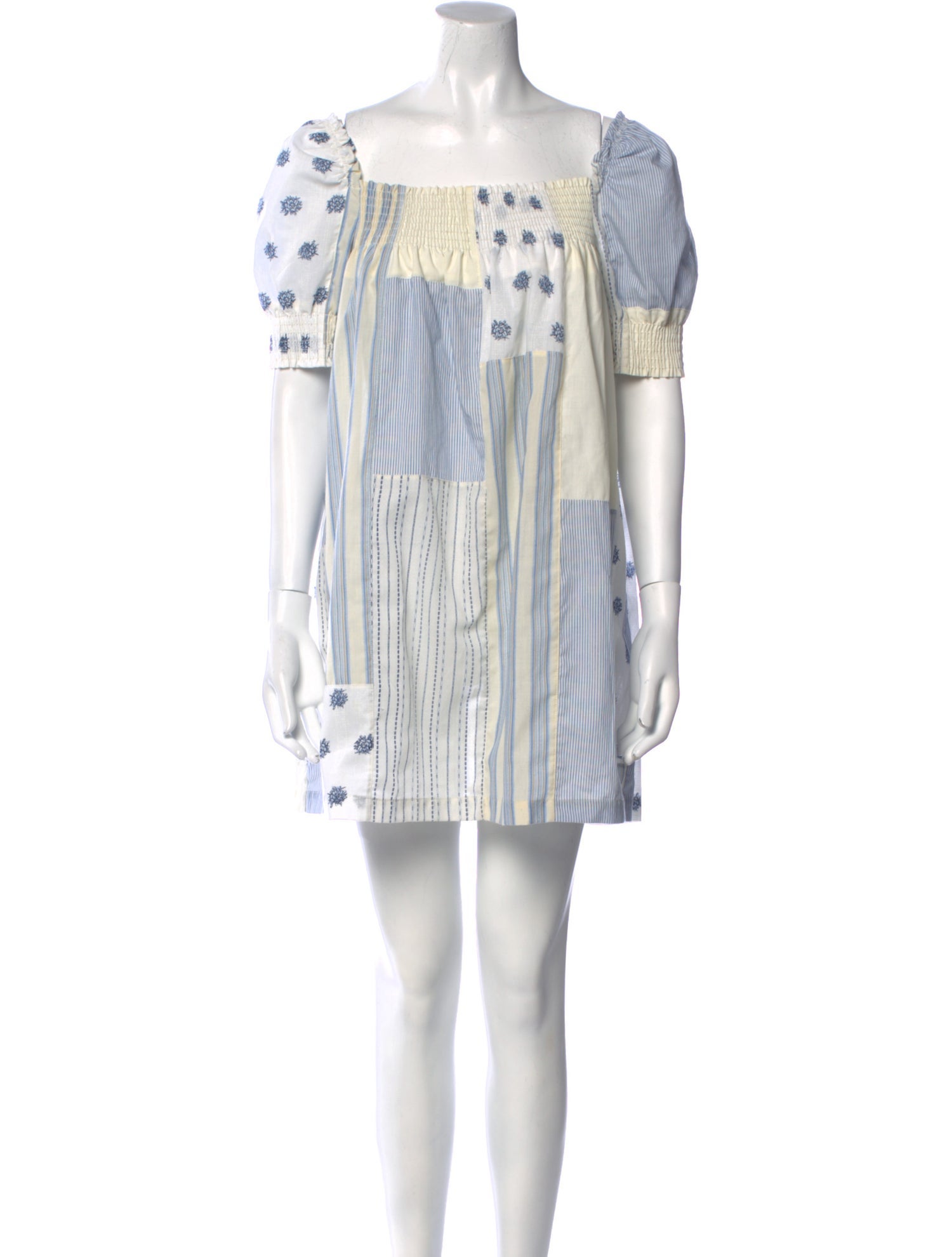 RE/DONE Striped Mini Dress