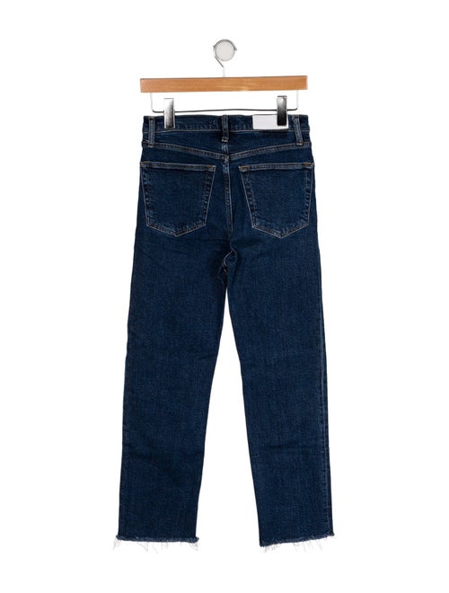 RE/DONE High-Rise Straight Leg Jeans