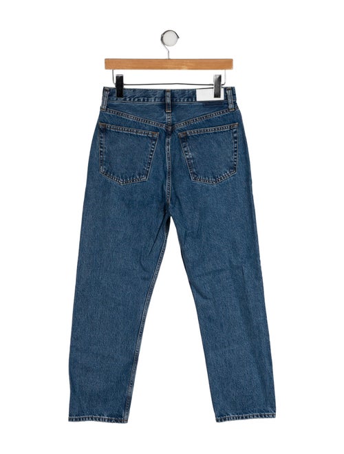 RE/DONE High-Rise Straight Leg Jeans