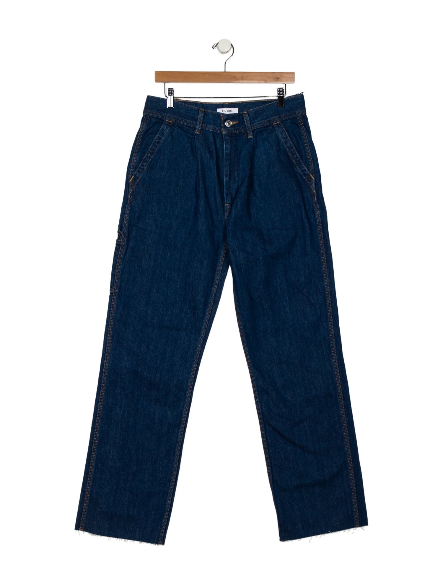 RE/DONE High-Rise Straight Leg Jeans w/ Tags