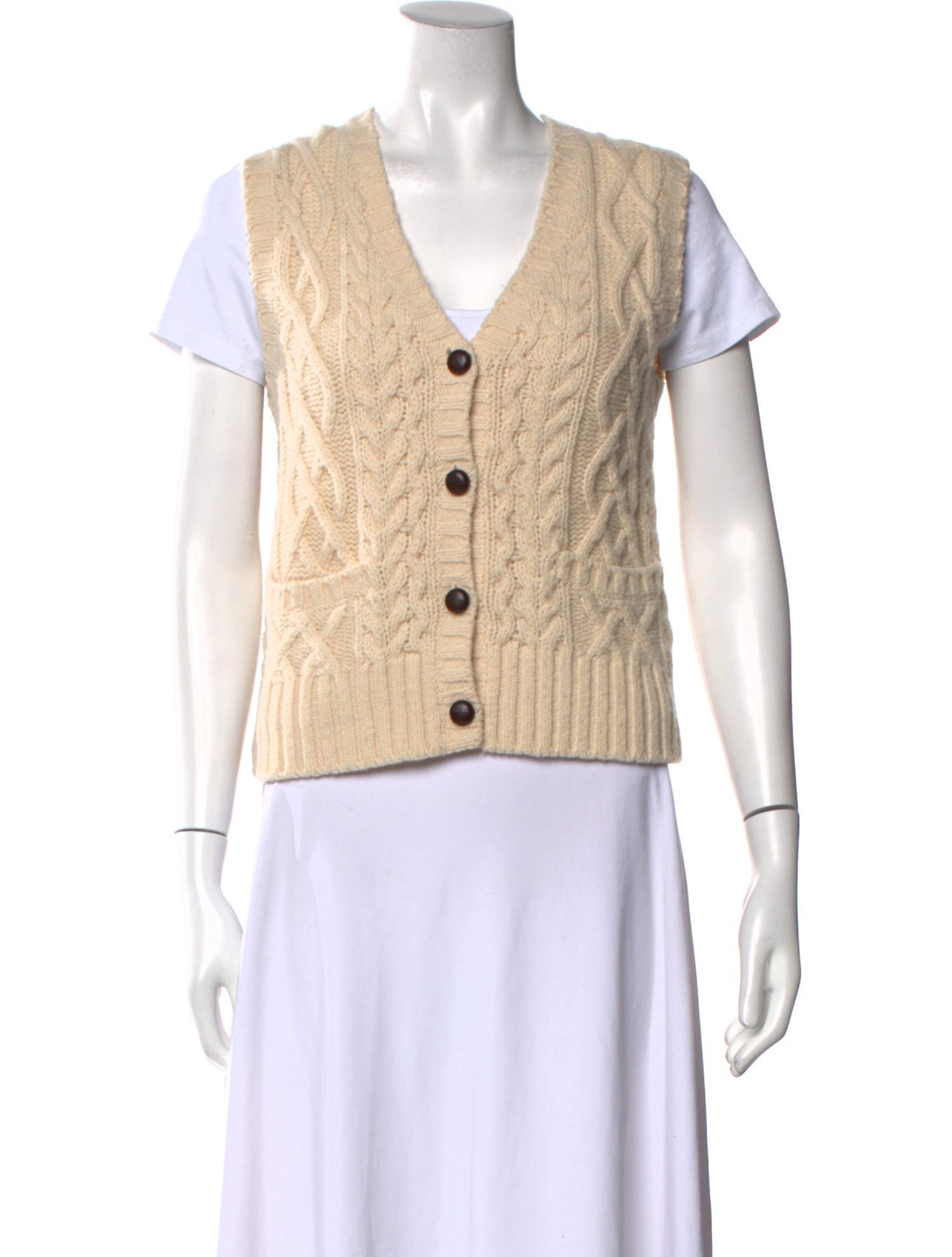 RE/DONE Wool V-Neck Sweater