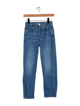 RE/DONE Mid-Rise Straight Leg Jeans