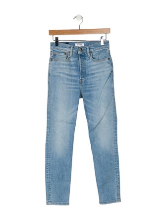 RE/DONE Mid-Rise Straight Leg Jeans