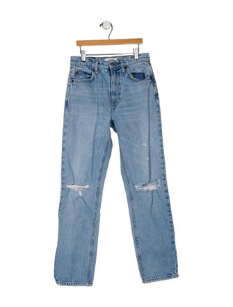 RE/DONE Mid-Rise Straight Leg Jeans
