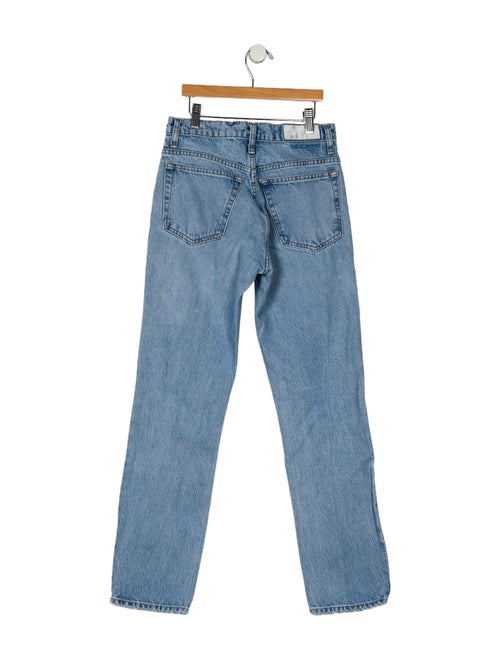 RE/DONE Mid-Rise Straight Leg Jeans