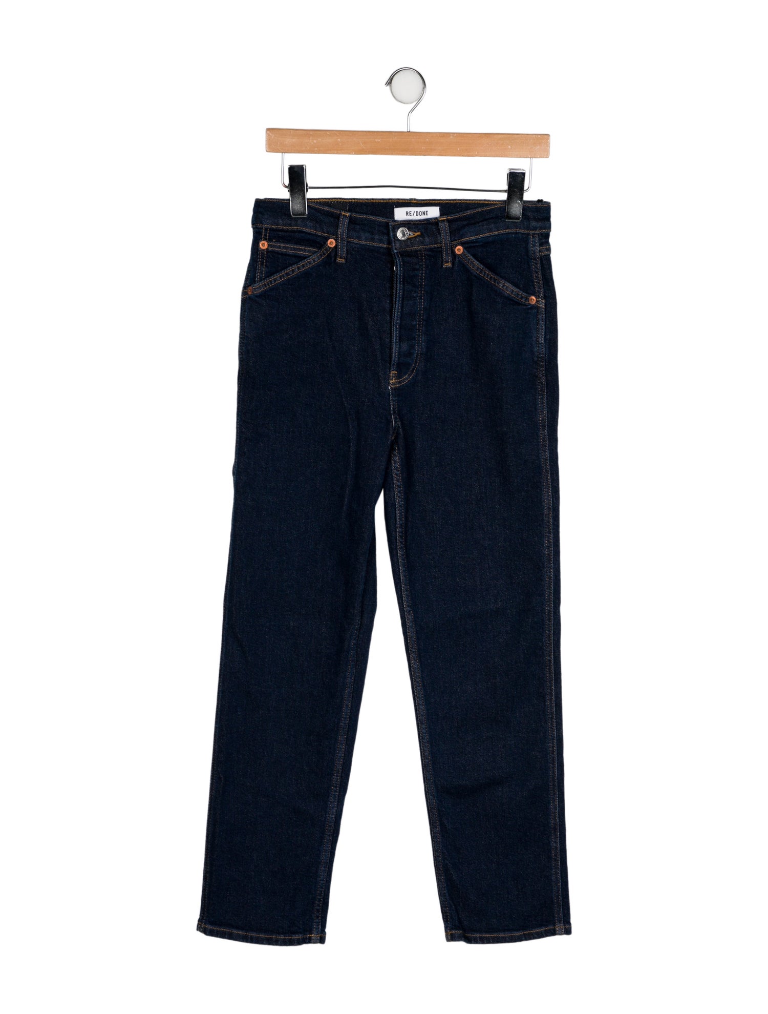 RE/DONE Mid-Rise Straight Leg Jeans w/ Tags
