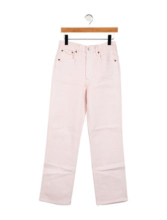 RE/DONE High-Rise Wide Leg Jeans