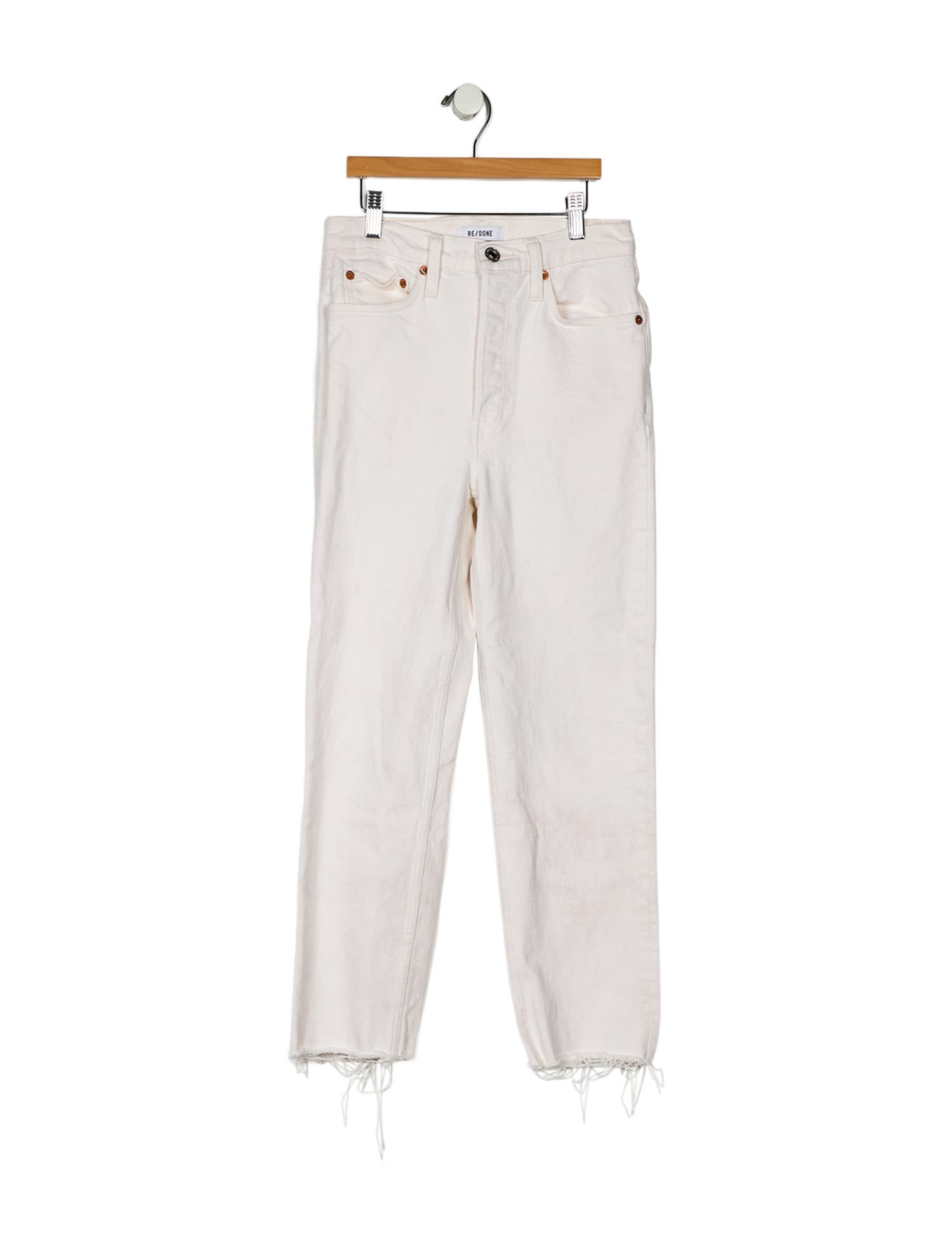 RE/DONE Mid-Rise Straight Leg Jeans