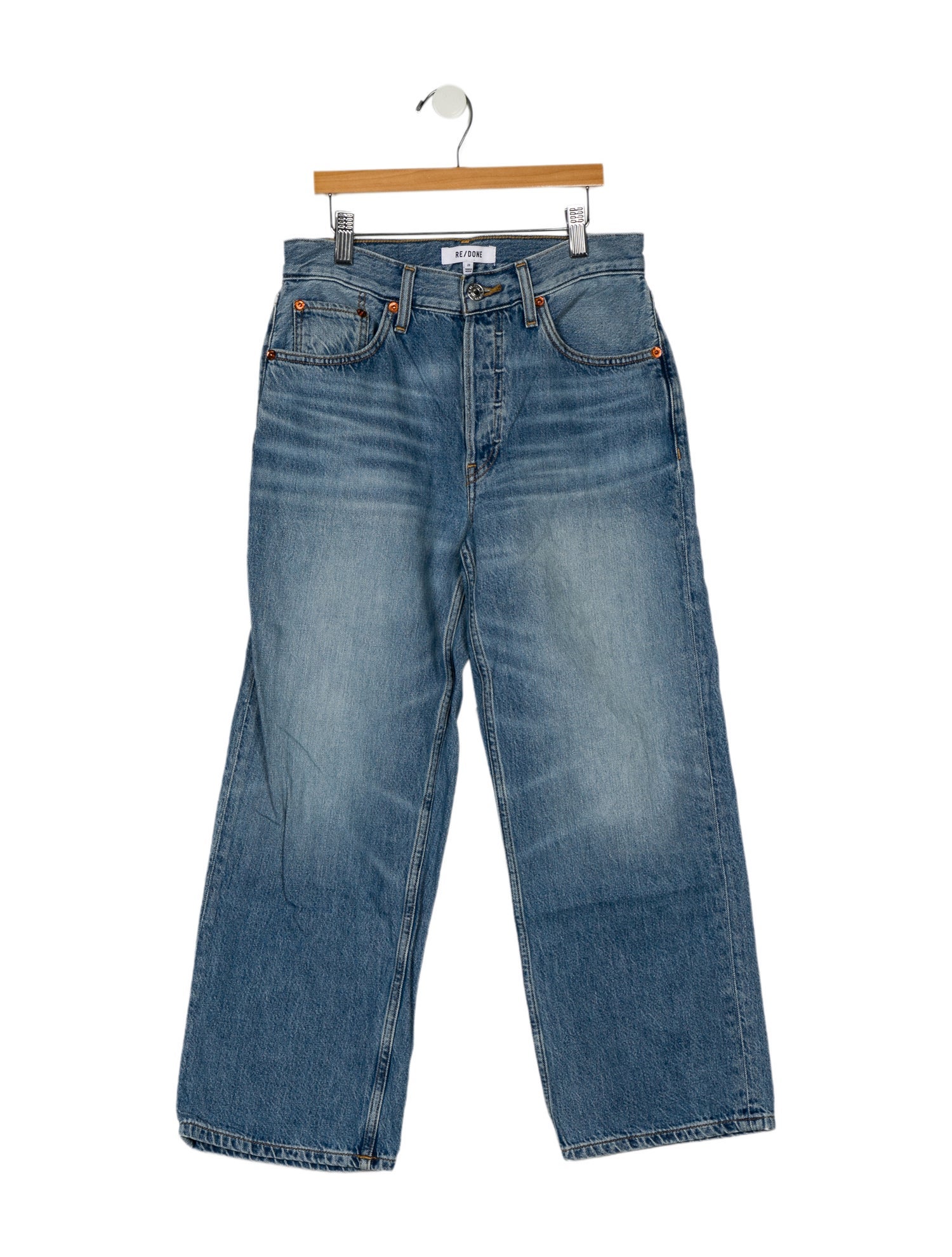 RE/DONE High-Rise Wide Leg Jeans